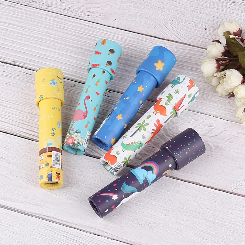 DIY Interactive Logical Rotating Kaleidoscope Magic Classic Educational Toys for Kids Imaginative Cartoon Children Nursery toys