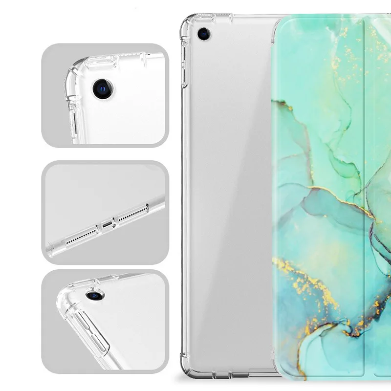 Clear Back Cover Trifold Stand