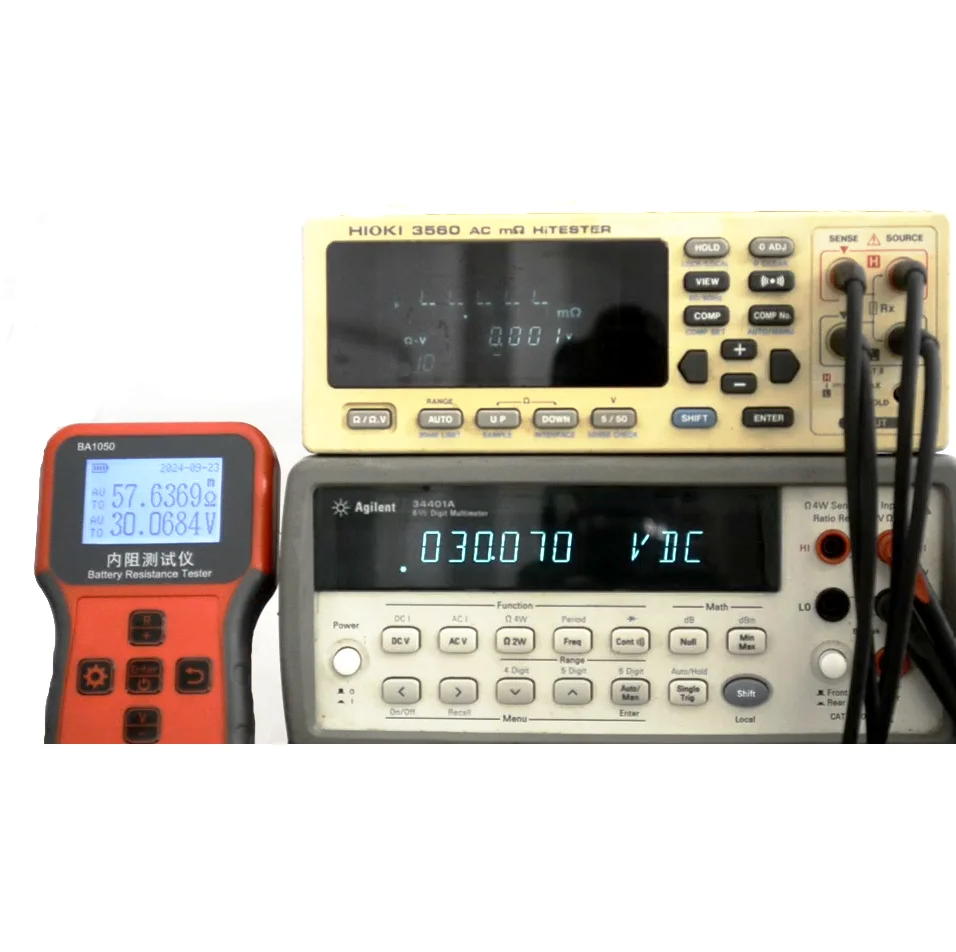 Battery Internal Resistance Tester resistance tester 0.2 BA1050 Vector High precision 100V Battery Internal OHM Meter Lithium Iron Phosphate18650
