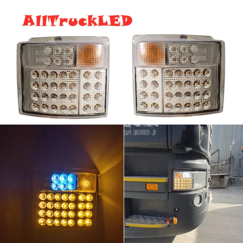Indicatori Di Direzione Angolari 24V Per Scania P420 G440 P410 P310 P380 Indicatori Di Direzione Per Camion Lh 1385410 Rh 1387155