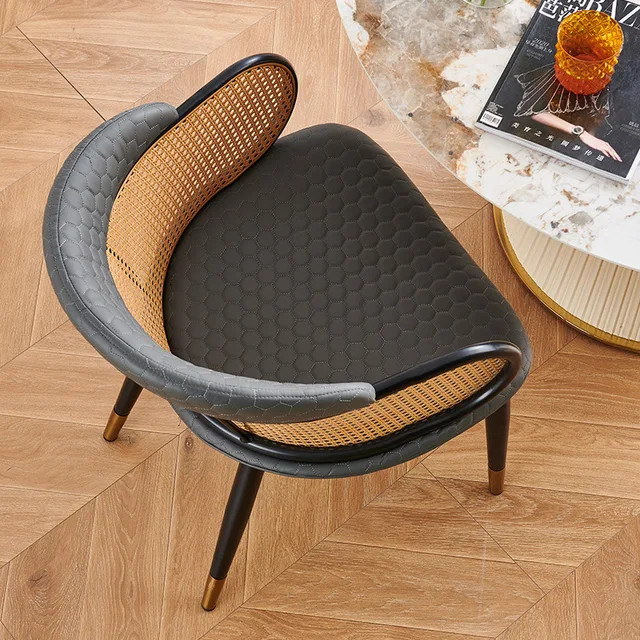 Stylish and comfortable rattan armchair for modern living spaces