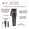Stylecraft Instinct Professional IN2 Vector Motor Cordless Hair Clipper with Intuitive Torque Control, 3 Modular Lids 2
