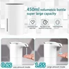 Soap Dispenser Automatic - Touchless USB Rechargeable Electric Liquid Soap Dispenser Waterproof Adjustable Volume 450Ml 6
