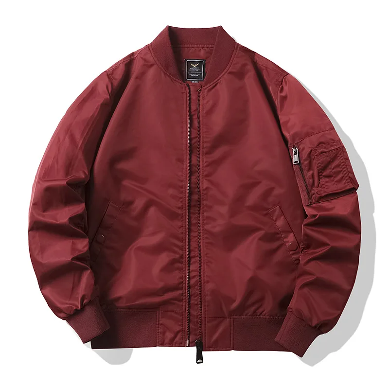 Mens military jackets Mens bomber jacket Military Jacket Men's Slim Bomber Jacket Autumn Winter Men Outerwear Ma-1 Aviator Pilot Air Bomber Jackes and Coat Male