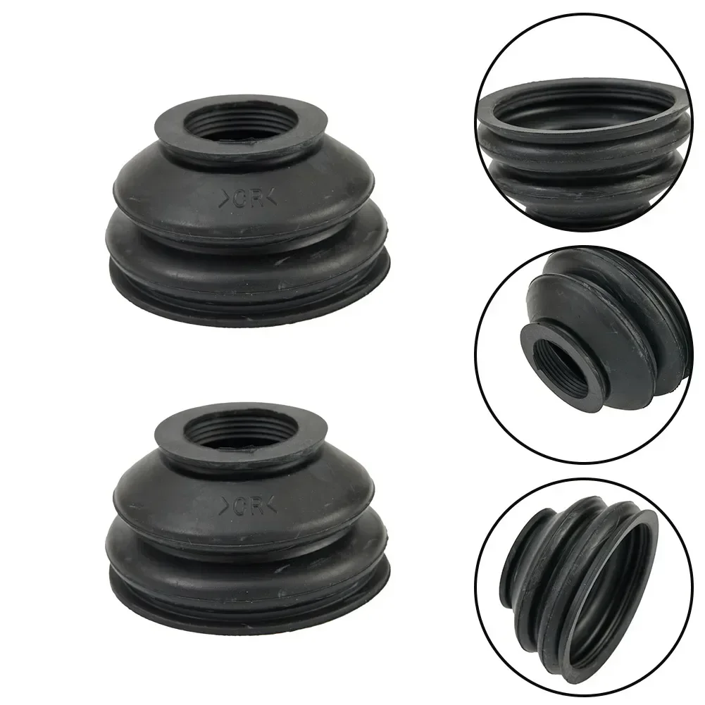Ball Joint Boot Suspension Steering Dust Cover Track Tie Linkage Rubber Dust Boot Covers Track Rod End Replacement Kit 1/2/4pcs