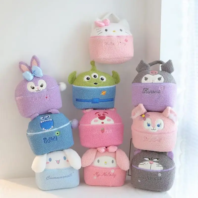 

Kuromi Storage Bag Sanrio Kawaii Anime My Melody Cute Cartoon Cinnamoroll Girly Heart Personality Cosmetic Bag Toy for Girls