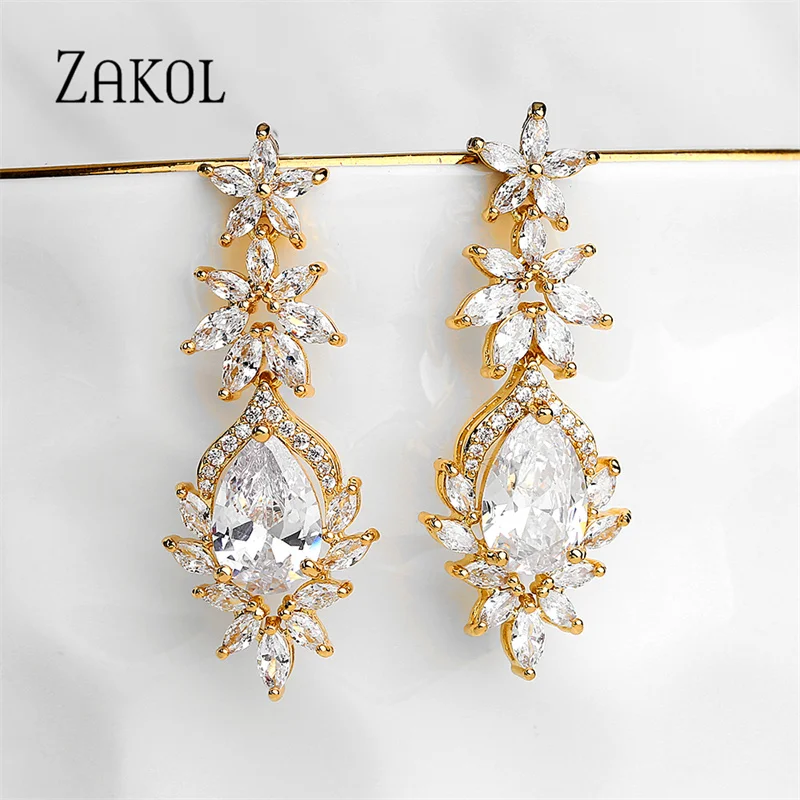 Boucles D'oreilles Loxlux En Zircone Cubique - Coupe Coussin - Argent/or Jaune