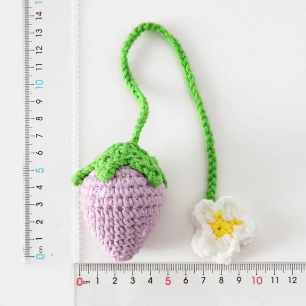 Creative Handmade Knitted Bookmark Unique Daisy Flower Floral Pendants Belt Page Marker Crochet Book Marker Girls floral painting bookmark bookmarks stationery supplies retro flower bookmark crochet bookmark