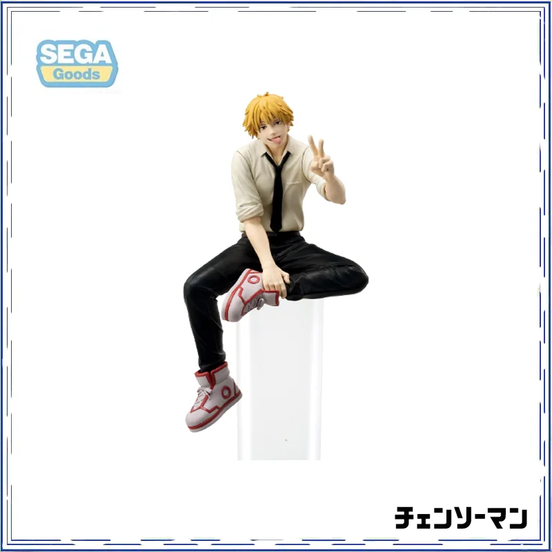 

NEW SEGA Chainsaw Man Sitting Series action figure Denji figure Brand new genuine Amusement Collectible toys In shelf