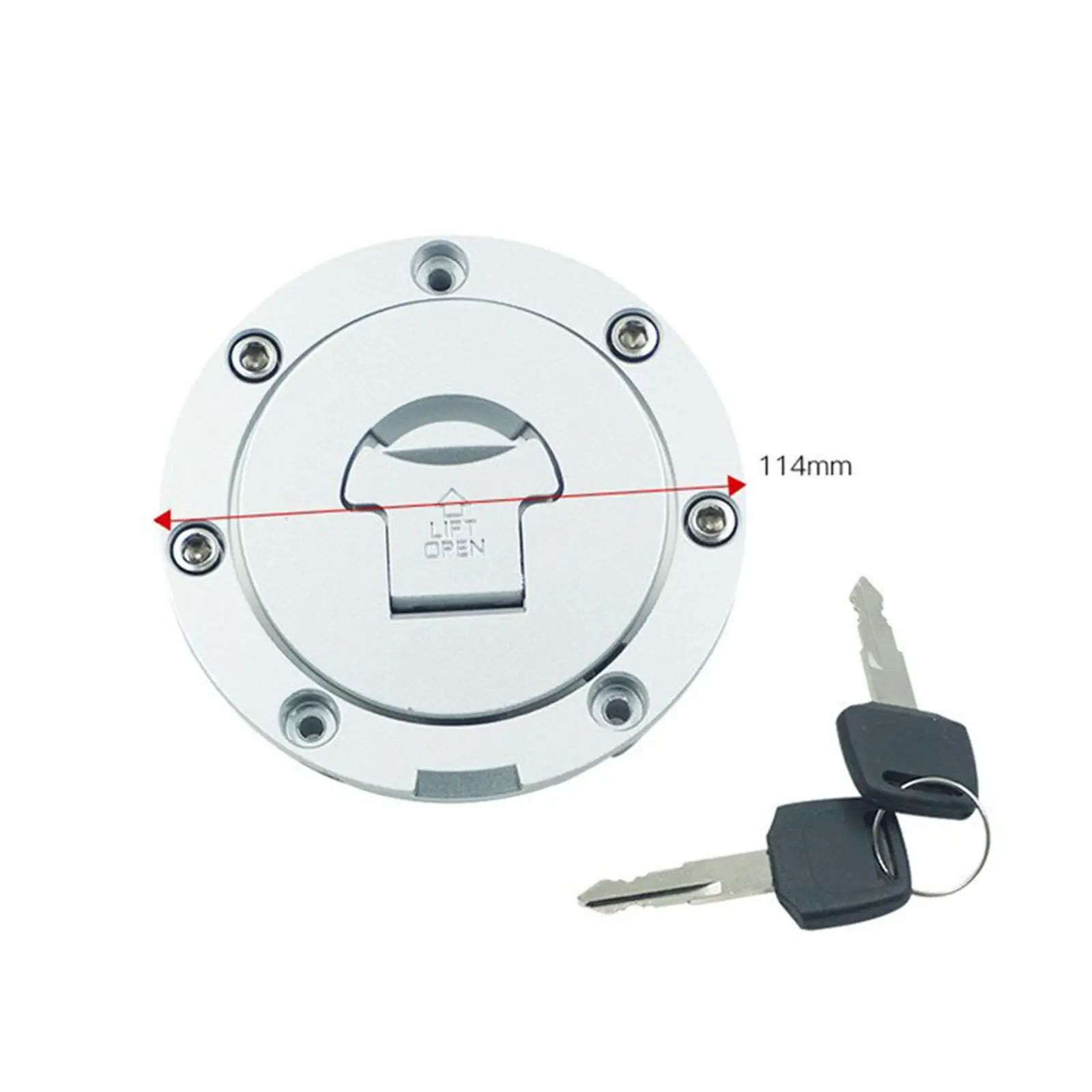 Motorcycle Fuel Gas Tank Caps , Replace Aluminum Alloy with Keys for 0 0F x750 R250