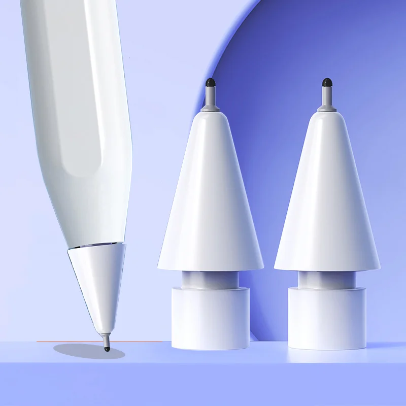 

Белый карандаш 2B/4B для Apple Pencil 1/2 Gen, запасные мягкие защитные наконечники для IPad Pencil 1/2, противоизносостойкие наконечники для стилуса