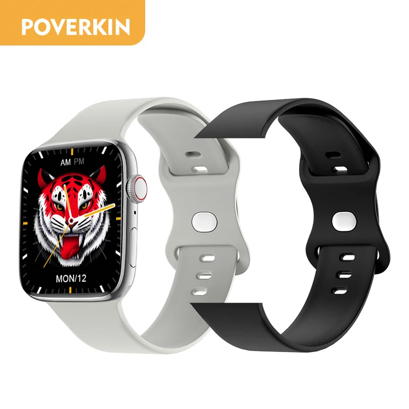 POVERKIN 2022 NEW Smart Watch Men Women Bluetooth Call Smartwatch NFC Door Access Control Fitness Tracker For Apple&Android 