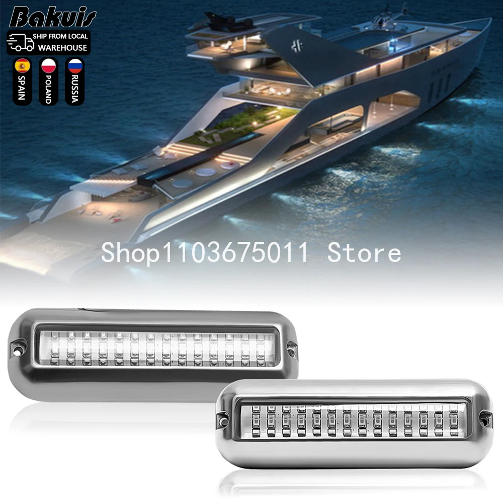 

2Pcs 5 Inch 42 LEDs Universal Waterproof Navigation Boat Light For Truck Boat Stern Anchor Lamp Marine Boat Sailing Signal Light