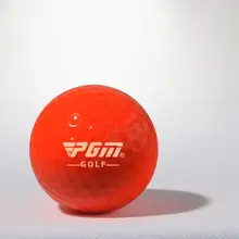 

1pc colorful Golf Ball Balls 2 layers practice ball for golfer dropshiping pink green orange yellow wholesale for Indoor Outdoor