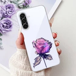 Fashionable Painted Soft Silicone Case - Stylish Protective Cover for Galaxy A56 (958)
