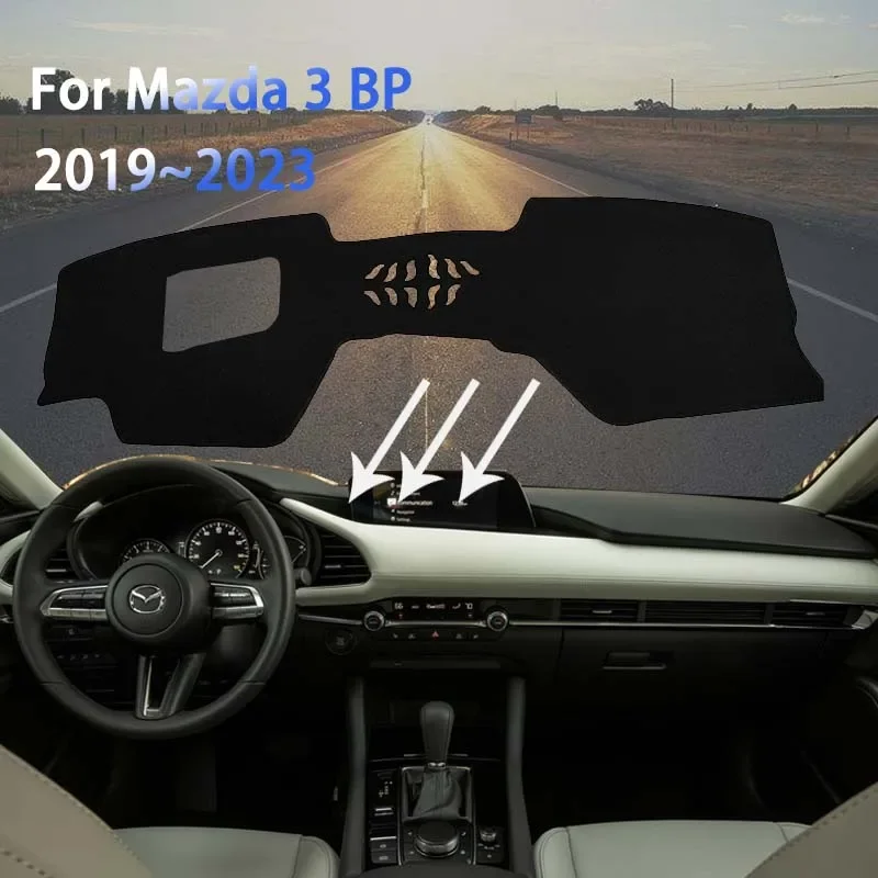 Glanz Schwarz Carbon Chrom Türgriff Aufkleber Abdeckung für Mazda 3 4th Gen  BP 2019 2020 2021 2022 Auto außen Zubehör - AliExpress