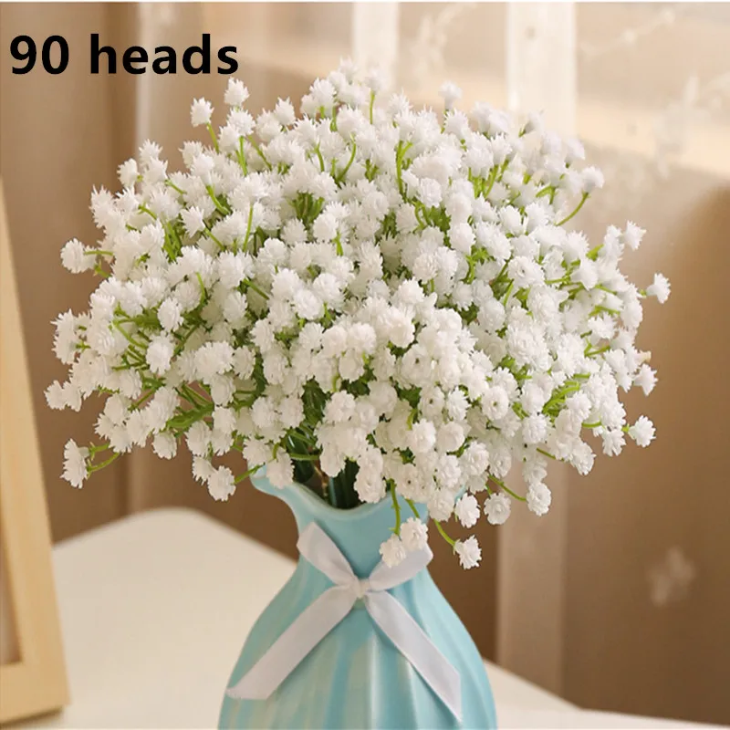 9052cmBabyBreathArtificialFlowersPlasticGypsophilaDIYBouquet