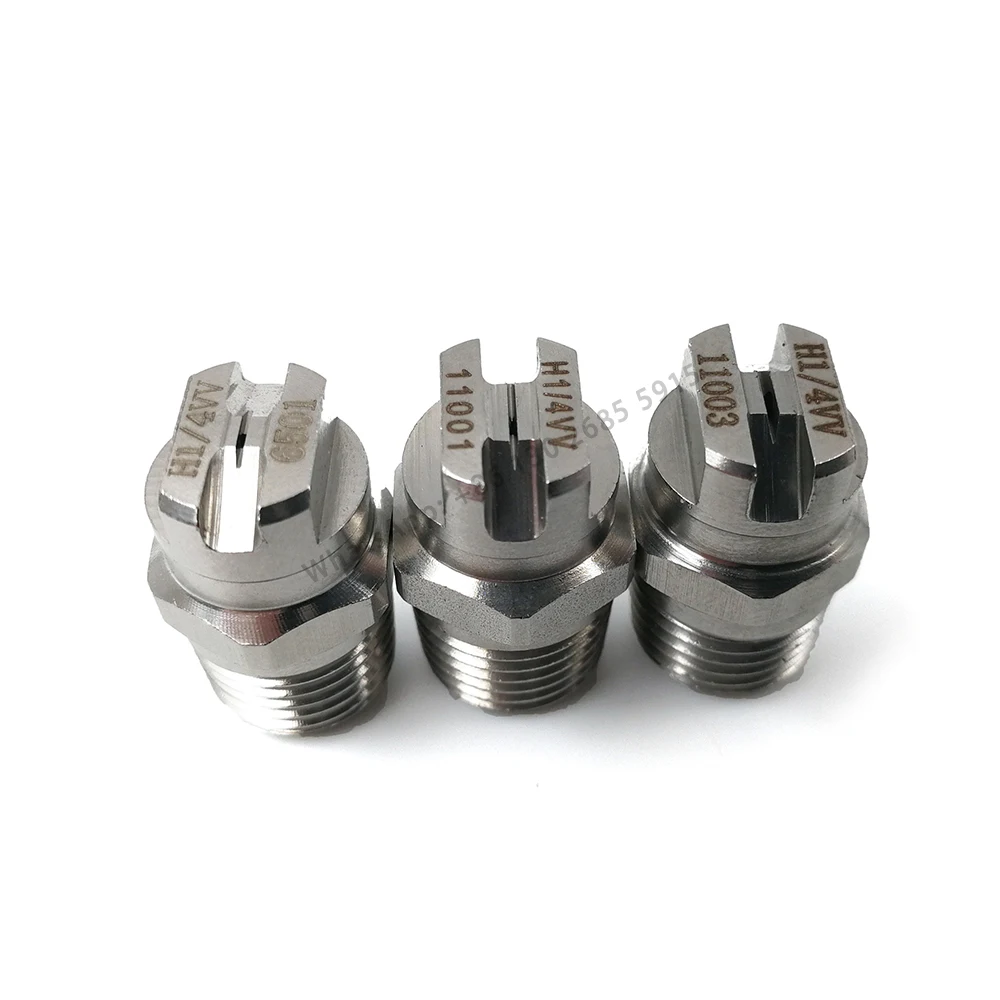 1/8" 1/4" 25/45/50/65/80/95/110 Degree HVV HU Water Spray Jet Cooling Nozzle Industrial Fan Jet Spray Nozzle 1 Piece/lot water gun nozzle dancing crab toy water spray nozzle snow foam orifice nozzle tips