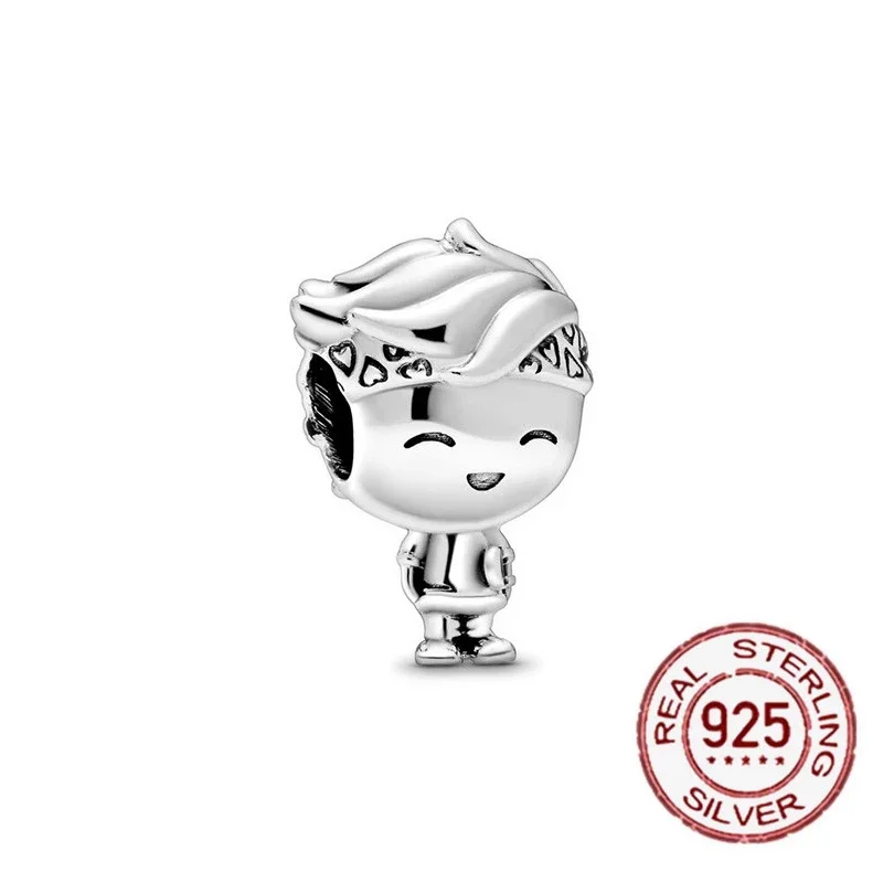925 Sterling Silver Beads Charms Charm Jewelry Sterling Silver Jewelry Sterling Silver Beads Bead Jewelry Making Silver Charm Bead Charm Bead Beads Jewelry Sterling Silver Beads Charm Loose Beads Fit Original Pandora Bracelet Women Jewelry DIY Making