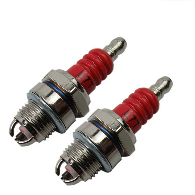 Spark Plug Three-sided Pole Spark Plug L7T 2 Stroke Electrode Gasoline Chainsaw Brush Cutter Engine 2500 3800 4500 5200 Replace Accessories