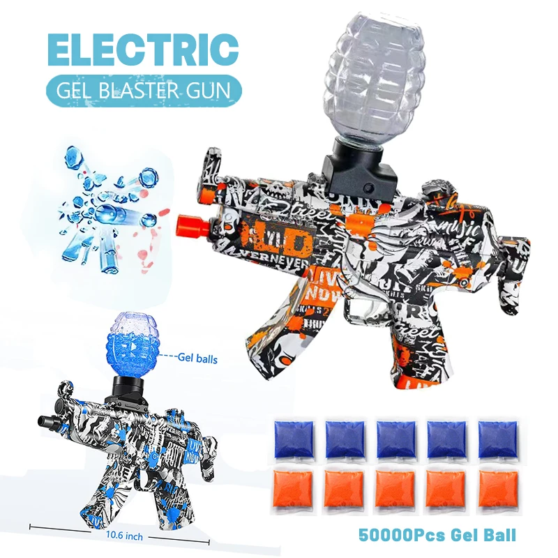 Electric Gel Blaster Airsoft Gun Water Beads Ball Splatter Activities Rifle Shooting Outdoor