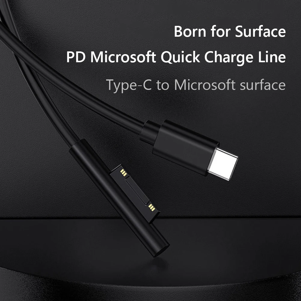 15V 3A Fast Charging USB Type-C Power Supply for Microsoft Surface Pro 3 4 5 6