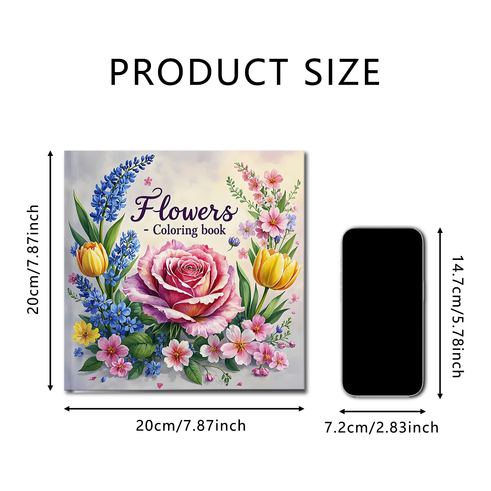 ספר צביעת אמנות פרחים 24 עמודים מתנה למסיבת יומולדת להקל על מתח ולהרוג את הזמן ציור גרפיטי ספר אמנות למבוגרים