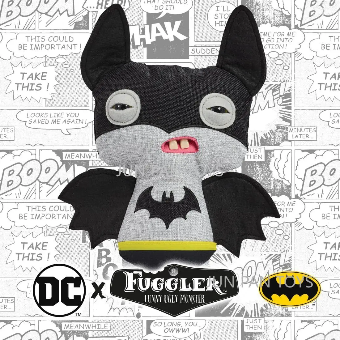 Fuggler Funny Ugly Monster DC Hero Plush Toy Batman Superman 