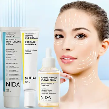 NIDA Retinol Diminishing Fine Lines Eye Cream Daily Moisturizing Nourishing Face Cream Repairs Skin Barrier Propolis Essence