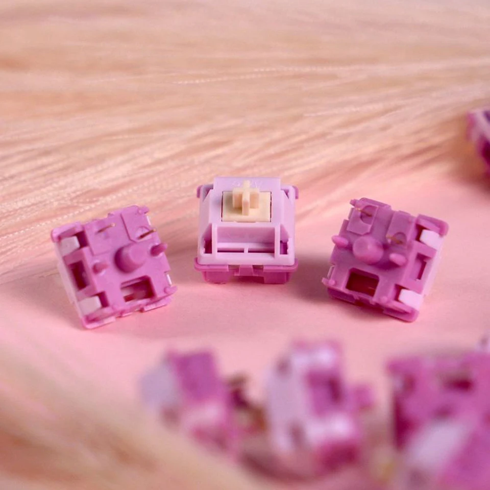 Akko V3 クリーミーパープル プロスイッチ 5 ピン 30gf タクタイル