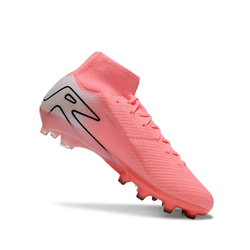 Men Soccer Shoes Professional Football Boots AG Kids Adult High Ankle Match Cleats Fast Training Sneakers
