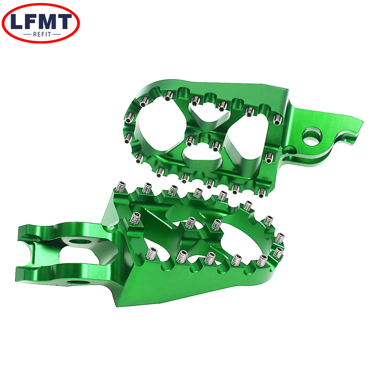 Für Kawasaki KX 250 450 250F 450F 250X 450X KLX 450R KXF250 KXF450 Dirt bike Zubehör Motorrad CNC Aluminium fußrasten Pedal – Detail 2