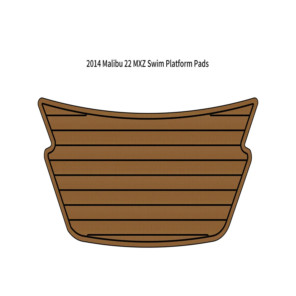 

Quality 2014 Malibu 22 MXZ Swim Platform Step Pad Boat EVA Foam Faux Teak Deck Floor Mat