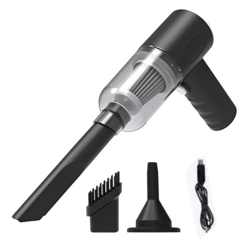 미니 무선 진공 청소기, USB 충전, 소형 자동차 가정용 진공 청소기, 완전 자동, 고출력, 강력한 청소