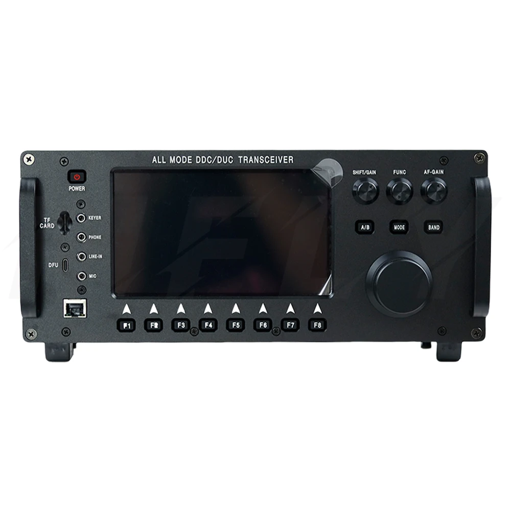 100W HF+UV All Mode DDC/DUC Transceiver Mobile Radio SDR Transceiver with 7" Tou