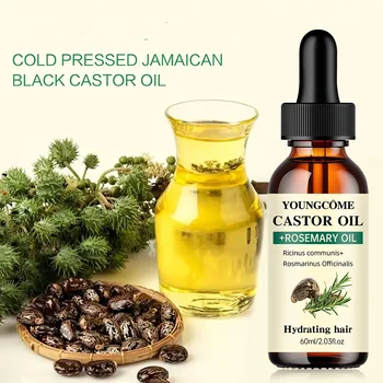 Castor Oil and Rosemary Oil for Hair Growth 1