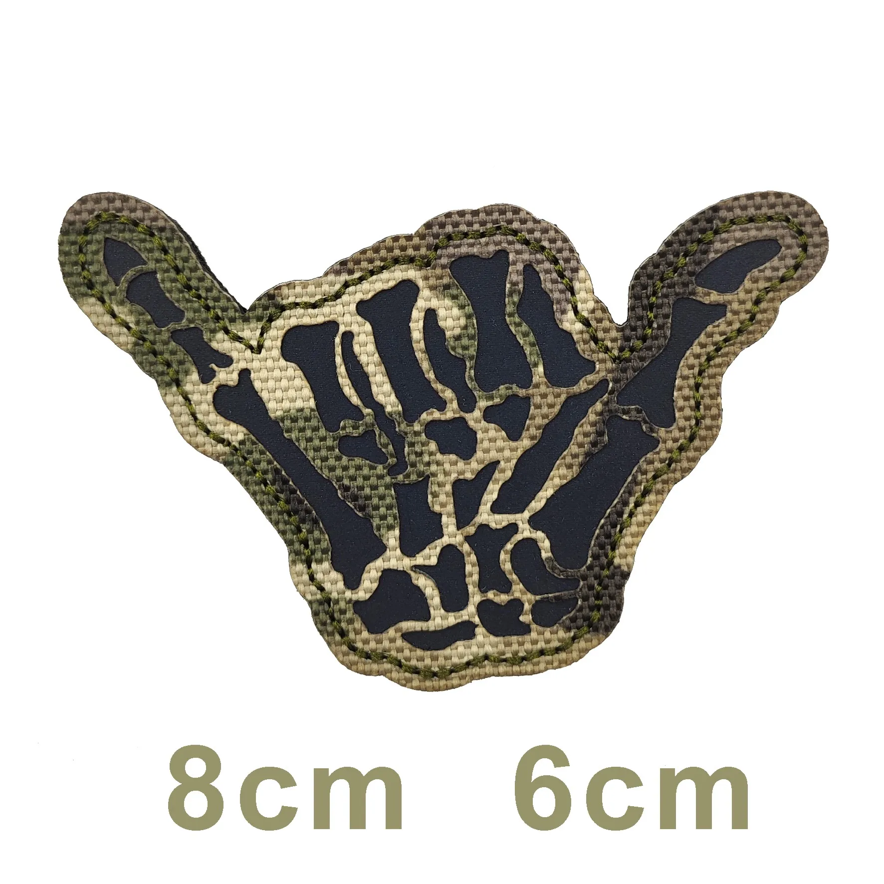 Magic patch Cross Skull Finger Skeleton Tactical Clothes Vest Backpack Templar Knight Ride Bounty of Hunter Ranger Tags Magic Patch