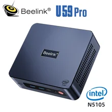 Beelink – Mini PC U59 PRO, Windows 11, processeur Intel N5105 de 11e génération, 8 go de ram, SSD M.2 en SATA de 500 Ghz, bluetooth 2.9, wi-fi 5