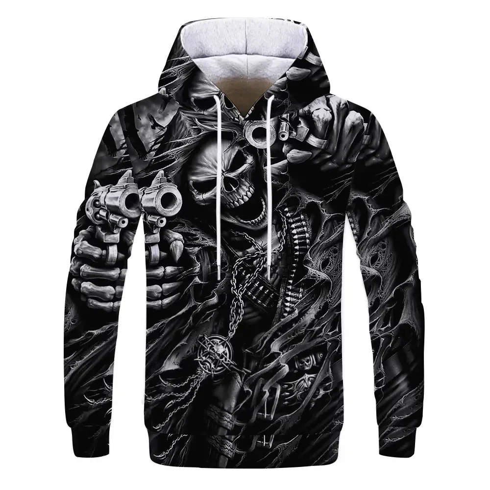 2023 new hot unisex sweatshirt 3d-printed flame hoodie pocket grey coat Men's casual hoodie Manufacturer promotion