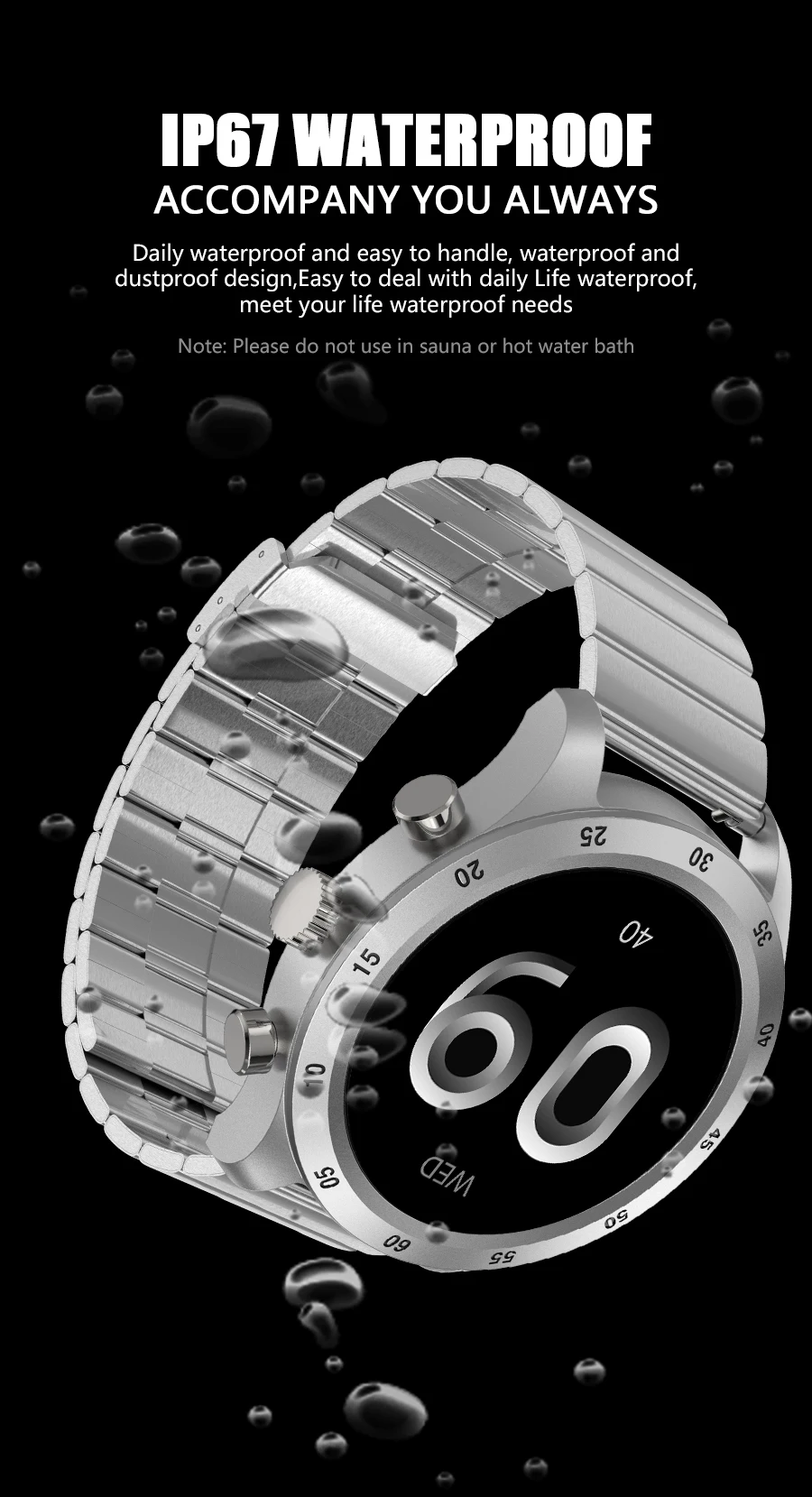 2022 Smart Watch Men Bluetooth Call Custom Dial Full Touch Screen Waterproof Smartwatch Sport Fitness Tracker Watch For Men