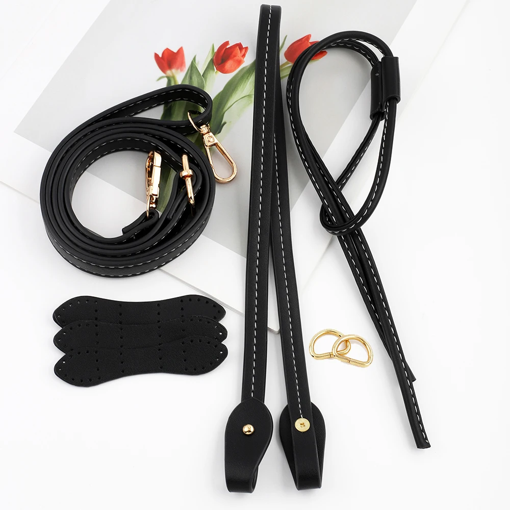 DIY Handmade Knitting Crochet Backpack Shoulder Bag Straps Handbag Handles Replacement Accessories for DIY Bucket Bag Handles