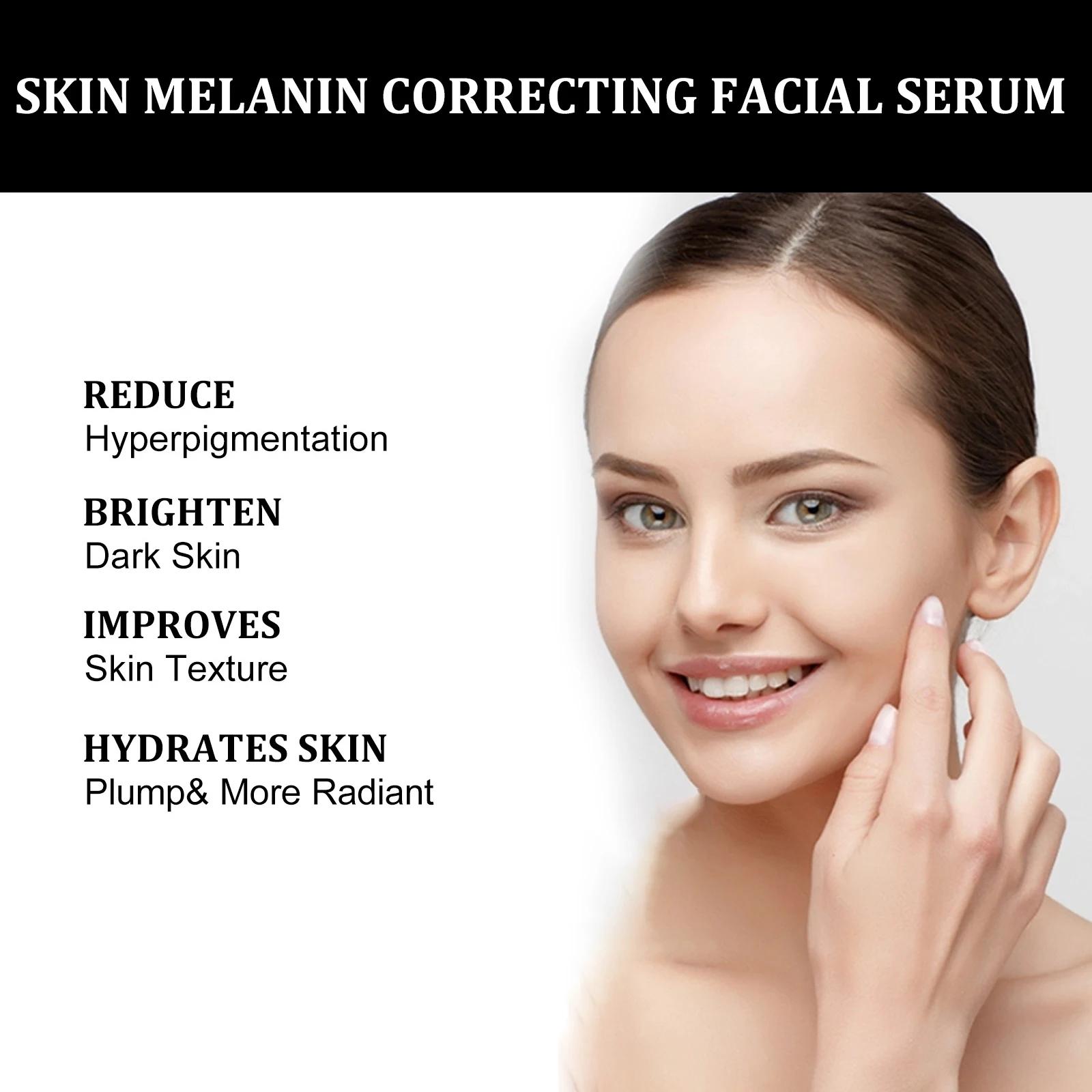 EELHOE Melanin Correcting Serum Fade Dark Spots Anti Freckle Melasma Remover Lightening Pigment Blemish Vitamin C Face Essence 5