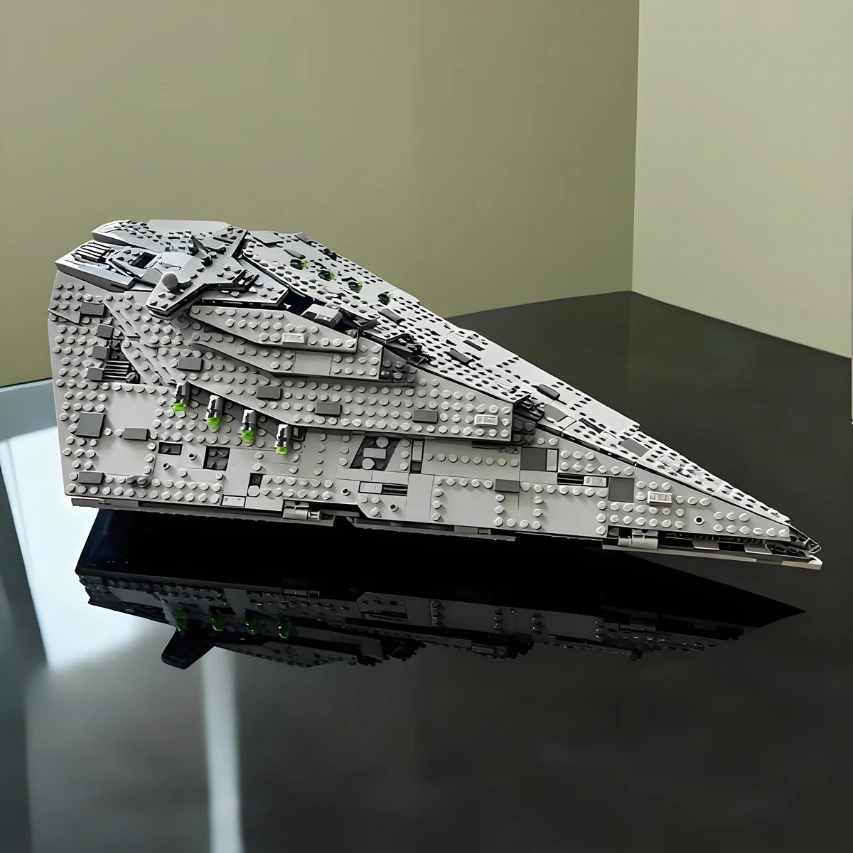 Space Military First Galaxy Aircraft Fighters Order Spaceships MOC-Star-Ships Dropship Model Building Blocks Bricks Toy Gifts