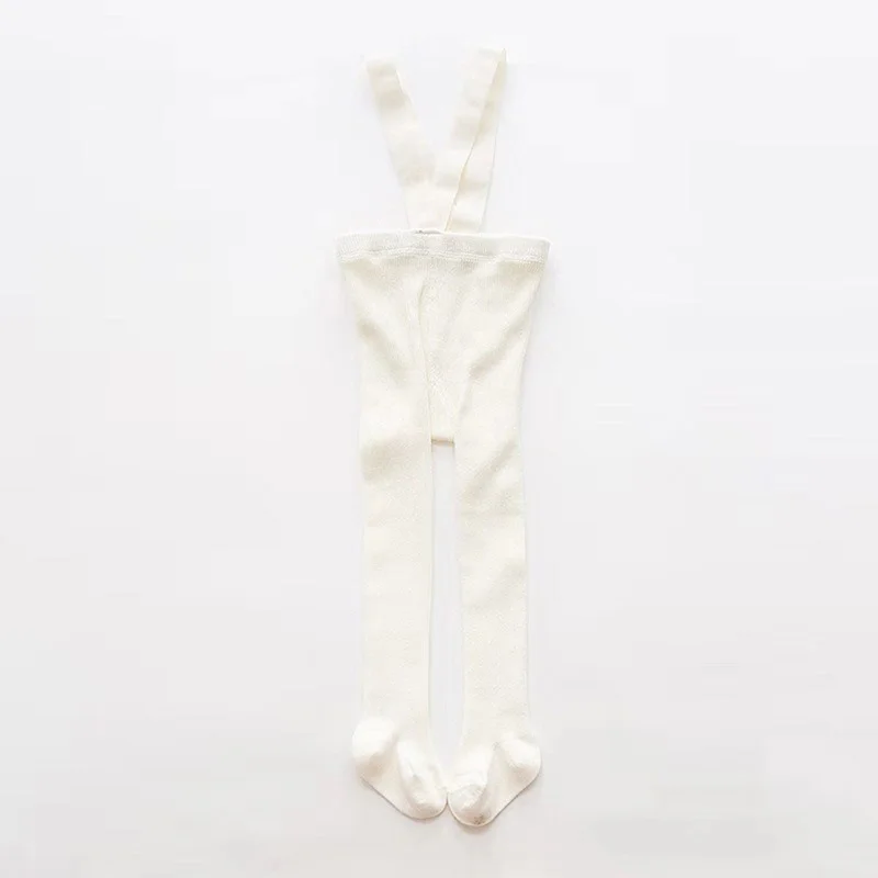 Children s Solid Color Winter Leggings with Stretchable Suspender Tights for Girls and Boys - Infant and Toddler Baby Pantyhose