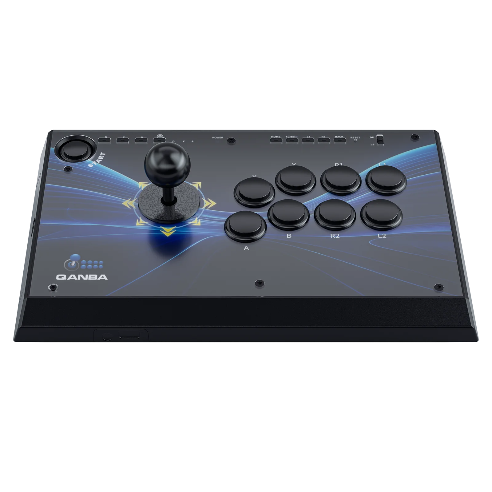 QANBA Q1-WL 아케이드 게임 조이스틱 2.4G 무선 듀얼 모드 연결 아케이드 격투 스틱 (PC/스위치/안드로이드/TV 호환)