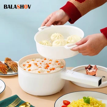 1.6L Rice Cooker Multi Cooker Non-Stick MultiCooker Steamed Rice hot Pot Electric Cookers Single Double Layer kitchen Home 220V 1