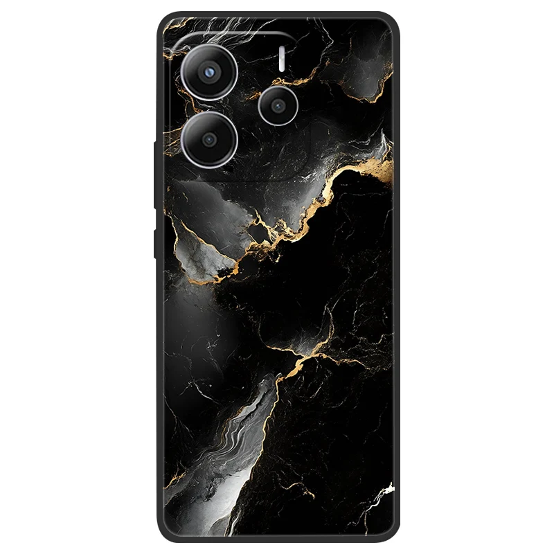 Marble Painting Pattern Soft Silicone Anti-Drop Phone Case