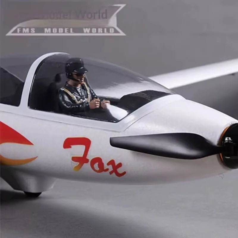 FMS 2320mm 대형 날개폭 FOX V2 글라이더 모델 전동 원격 조종 항공기 고정익 폼 머신