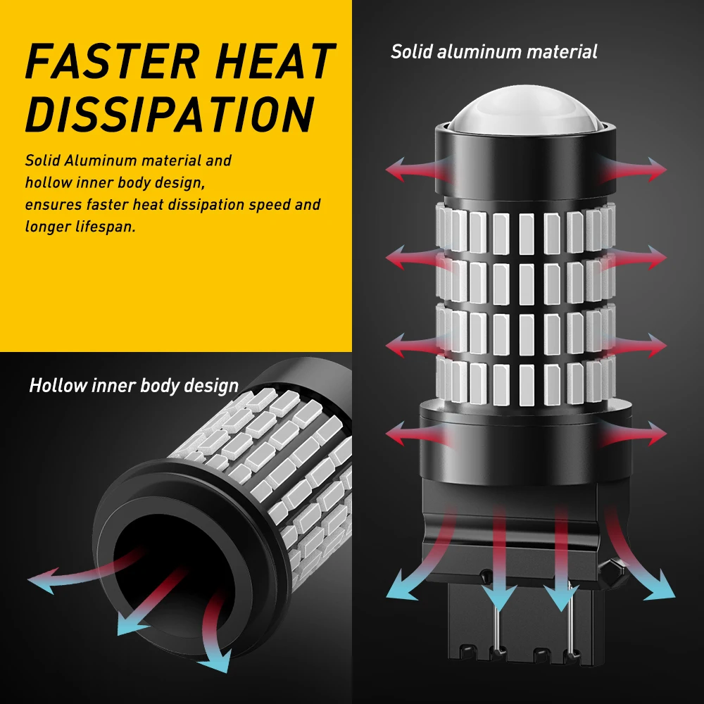 T25 3157 LED ���� 4014, �ſ� ���� �ְ� ���� �����, DRL ���� ���� ���� �ڵ� ����, 3156 P27 7W ����, 102SMD, 2 ��