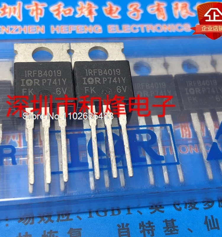 

(10 шт./лот) IRFB4019 TO-220 150V 17A